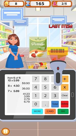 Supermarket Cashier Simulator Mod Apk Latest Version