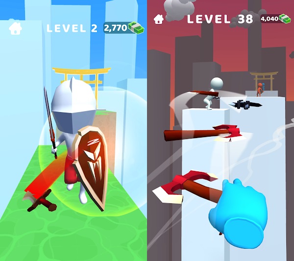 Download Sword Play Ninja Slice Runner 3D Mod Apk Free For Android