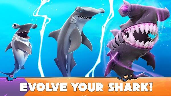 Hungry Shark Evolution Mod Apk Unlimited Coins And Diamond