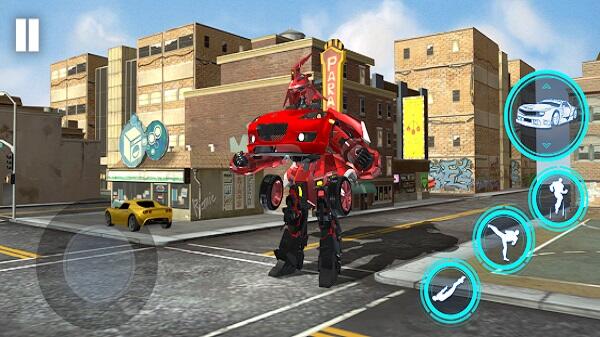 Robot Game Red Robot Police Mod Apk Download